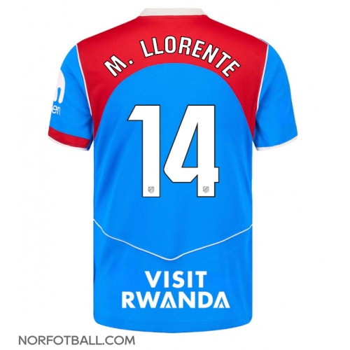 Billige Fotballdrakt Atletico Madrid Marcos Llorente #14 Replika Tredjedrakt 2025-26 Kortermet Billige Fotballdrakt Atletico Madrid Marcos Llorente #14 Replika Tredjedrakt 2025-26 Kortermet